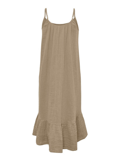 Lelou Slip dress - Nomad - PIECES - Khaki 6