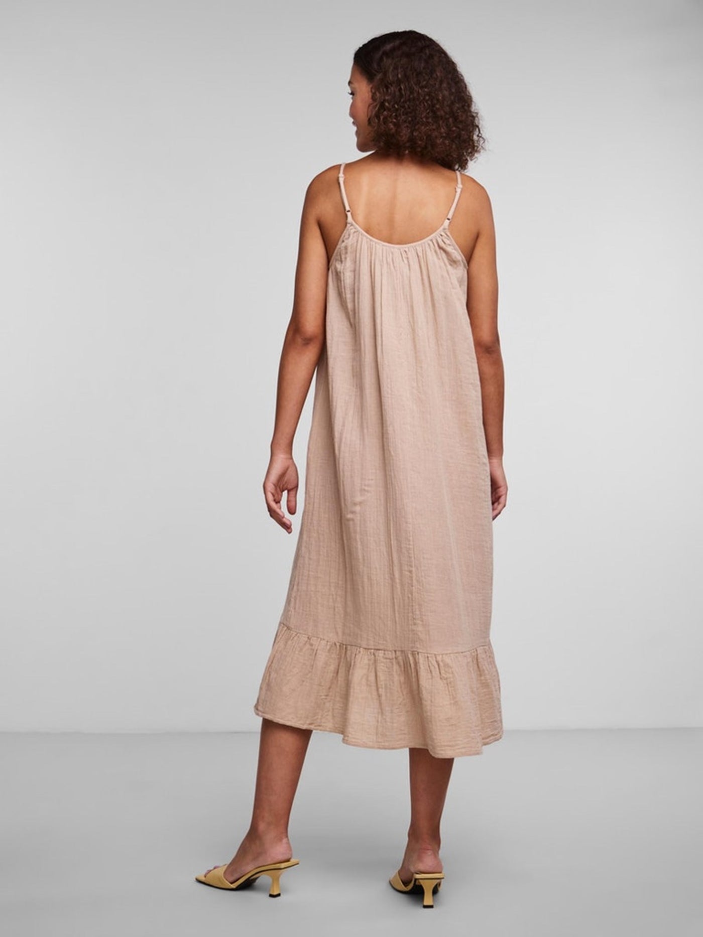 Lelou Slip dress - Nomad - PIECES - Khaki 4