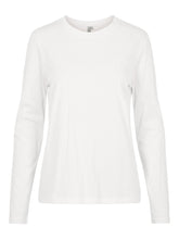 Afbeelding in Gallery-weergave laden, Ria Solid Tee - Bright White - PIECES - White 5
