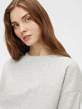 Cargar imagen en el visor de la galería, Chilli Sweatshirt - Light Grey Melange - PIECES - Grey 2
