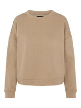 Load image into Gallery viewer, Chilli Sweatshirt - Silver Mink - PIECES - Khaki 5
