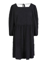 Load image into Gallery viewer, Daniella 3/4 Dress - Black - PIECES - Black
