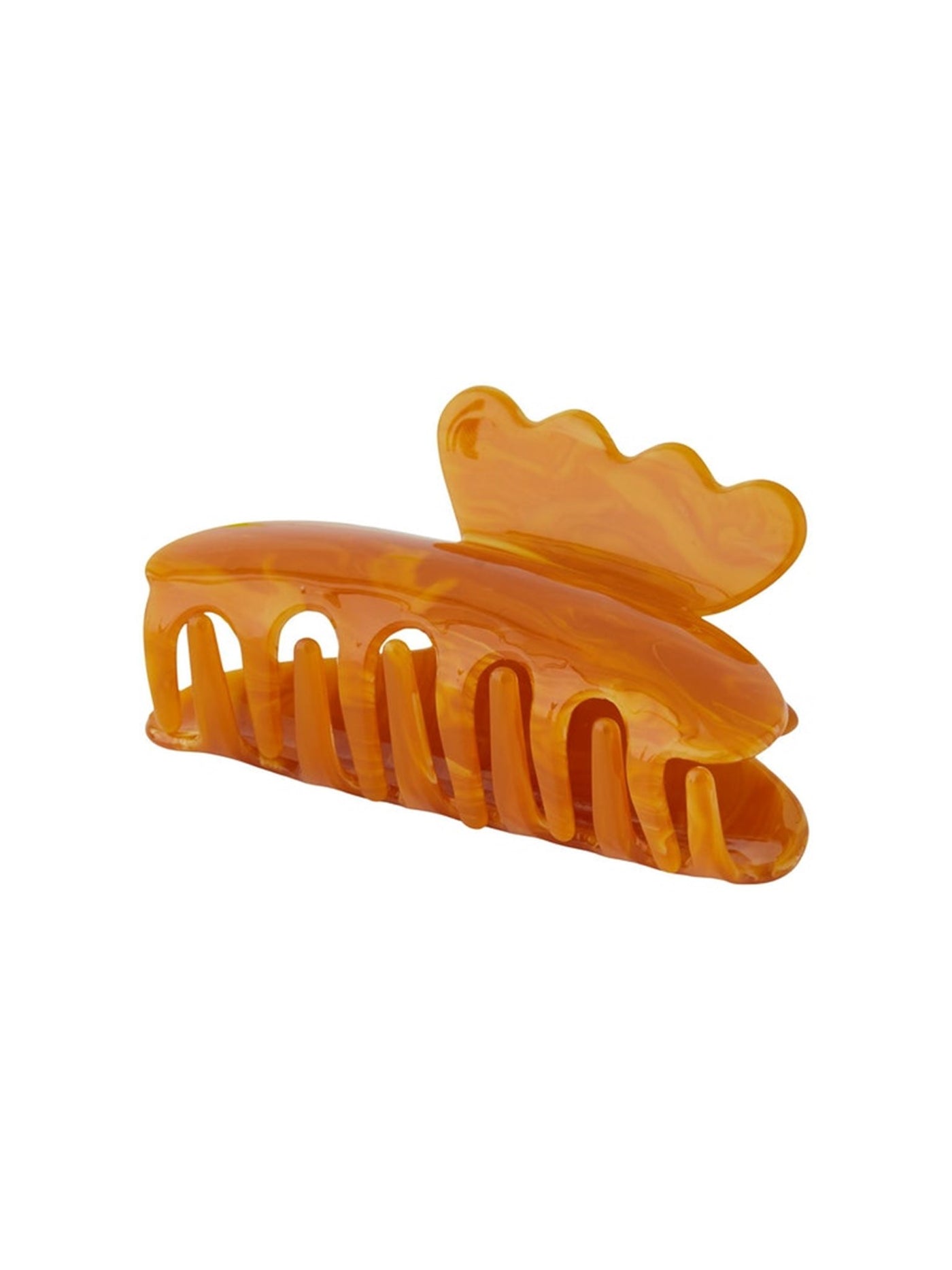 Nuvo Hair clip - Old Gold - PIECES - Orange