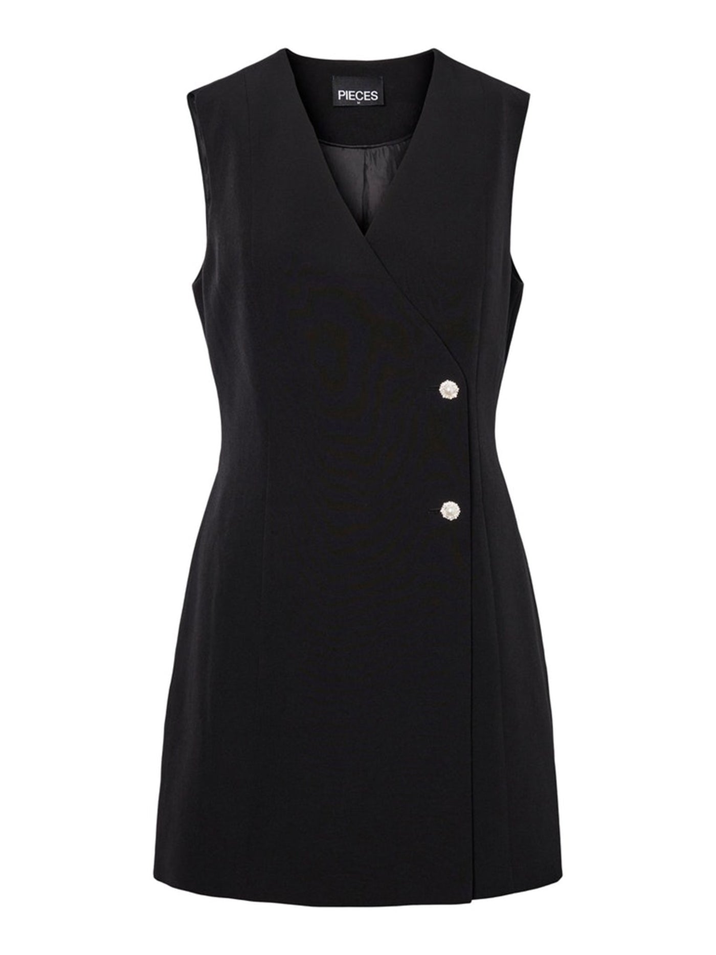 Valeria Vest - Black - PIECES - Black 5