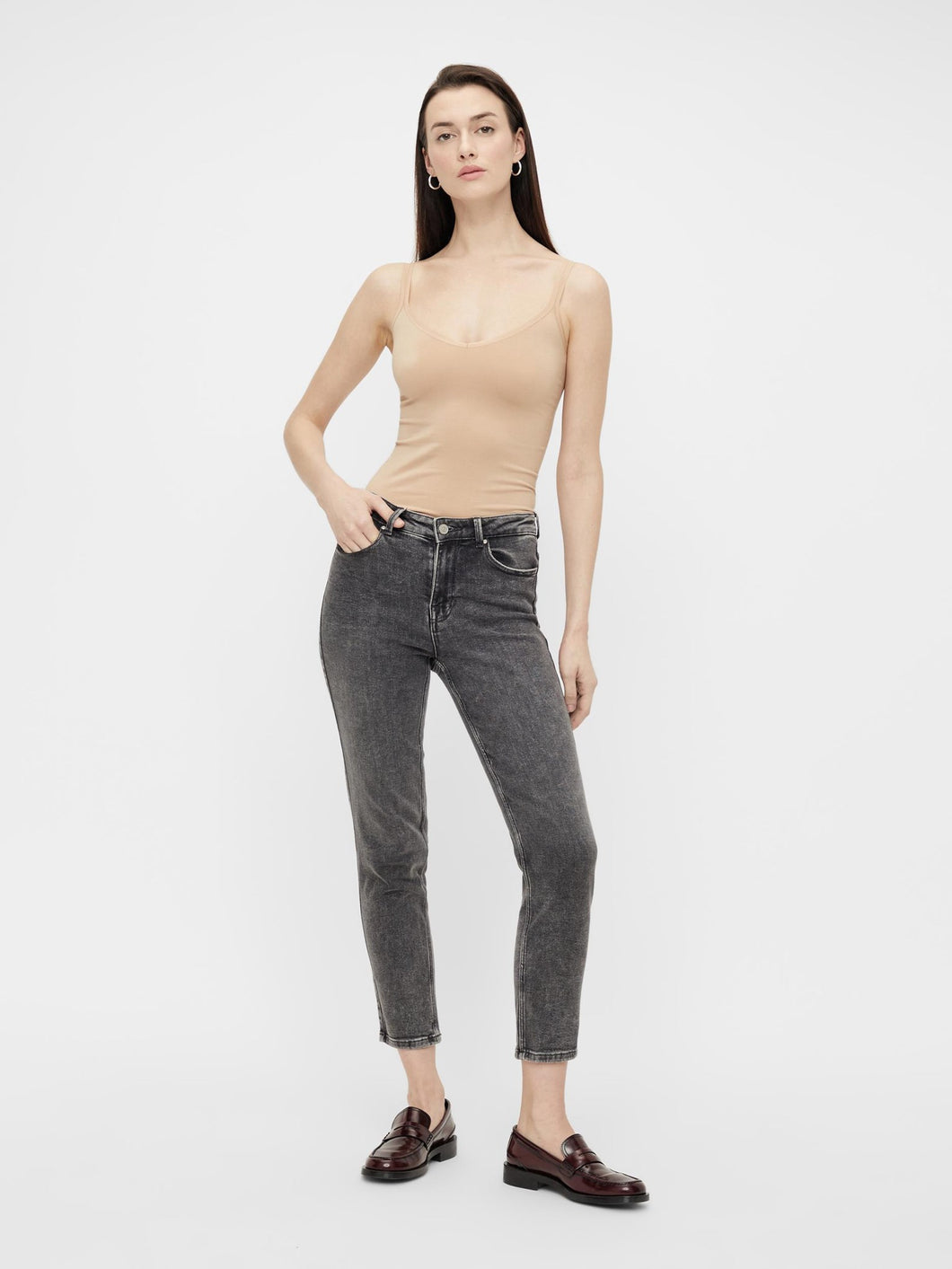 Plain Underwear Top - Nature - PIECES - Khaki