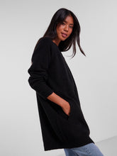 Afbeelding in Gallery-weergave laden, Ellen knit Cardigan - Black - PIECES - Silver 2
