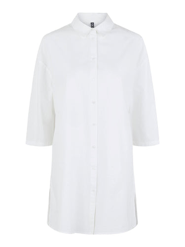 Vudde 3/4 Shirt - Light white - PIECES - White