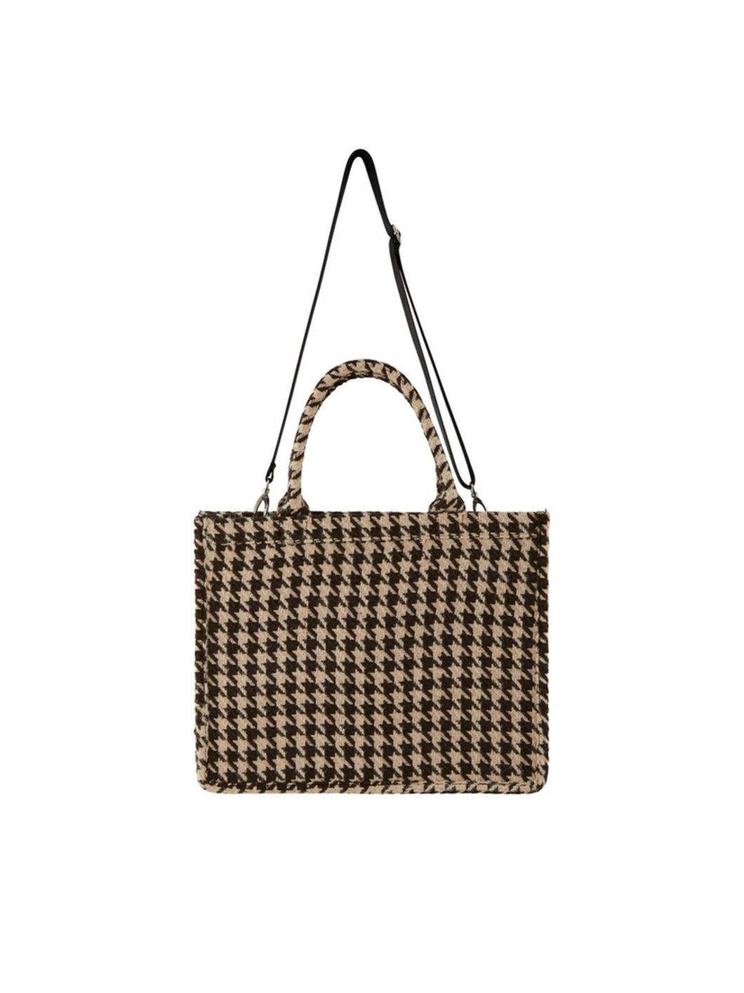 Amina Shopper Bag - Brown Sugar - PIECES - Khaki