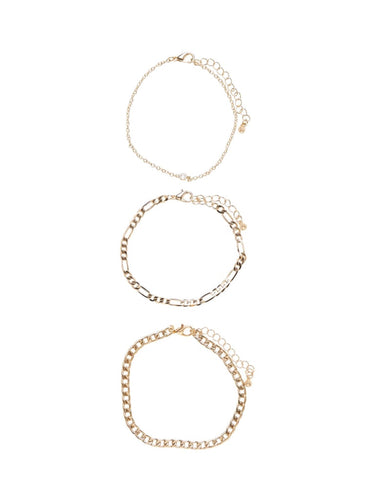 Minna Bracelet (3-Packs) - Gold - PIECES - Gold