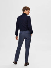 Load image into Gallery viewer, Pima cotton turtleneck sweater - Navy - Selected Homme - Blue 3
