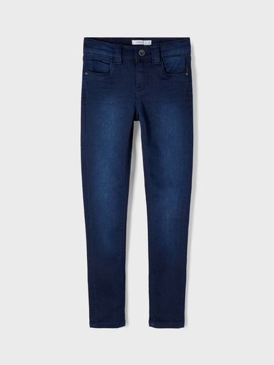 Polly Jeans - Dark Blue Denim - Name It - White 3