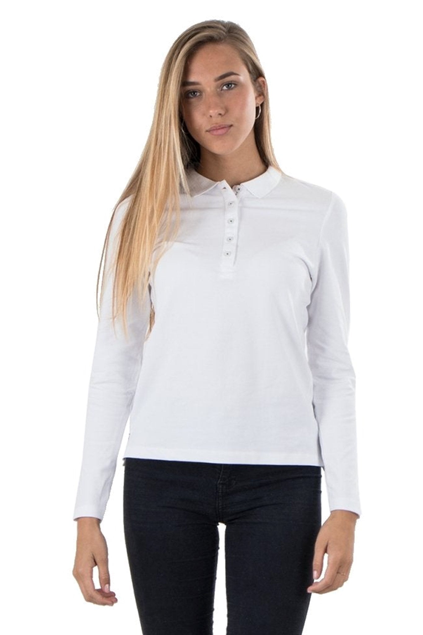 Polo Shirt - White - TeeShoppen - White