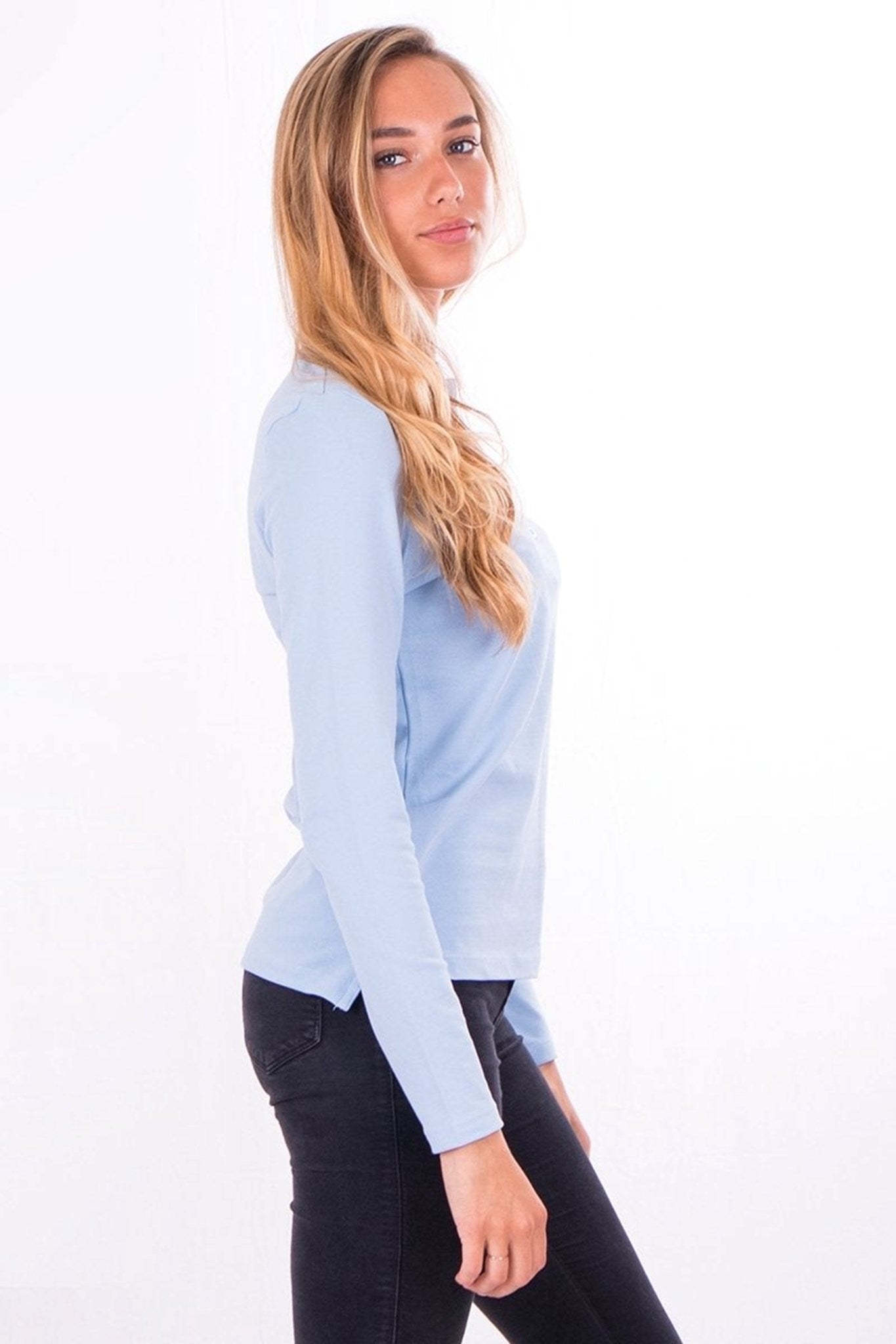 Polo Shirt - Sky Blue - TeeShoppen - Blue 6