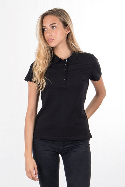 Polo Shirt - Black - TeeShoppen - Black