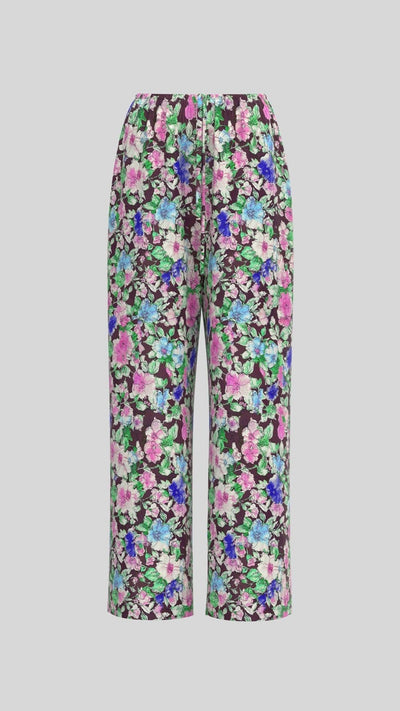 Elin Floral Pants - Port Royale / Big Flower - Vero Moda 2