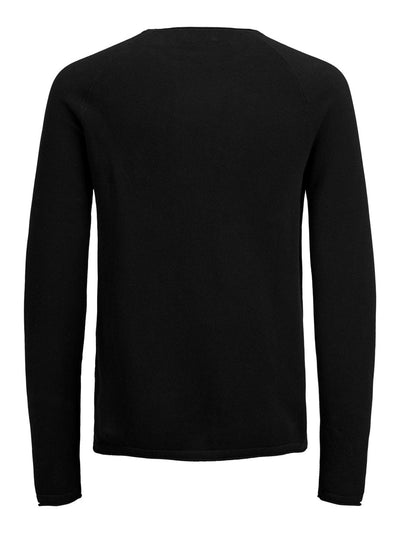 Textured knit sweater - Black - Jack & Jones - Black 5