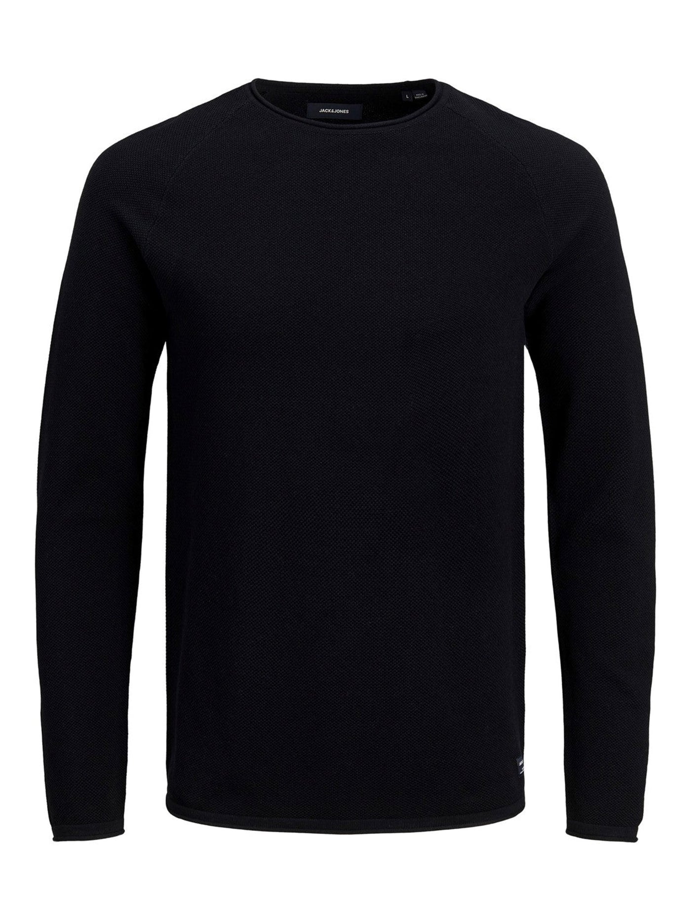 Textured knit sweater - Black - Jack & Jones - Black 3