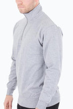Load image into Gallery viewer, Quarter Zip sweat - Gray - TeeShoppen - Grey 3
