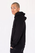 Load image into Gallery viewer, Raglan basic hoodie - Black - TeeShoppen - Black 3
