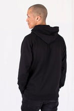 Load image into Gallery viewer, Raglan basic hoodie - Black - TeeShoppen - Black 5
