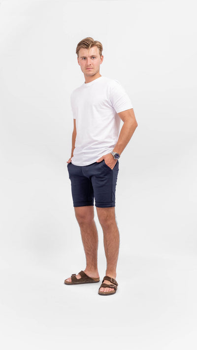 Performance Shorts - Navy - TeeShoppen - Blue