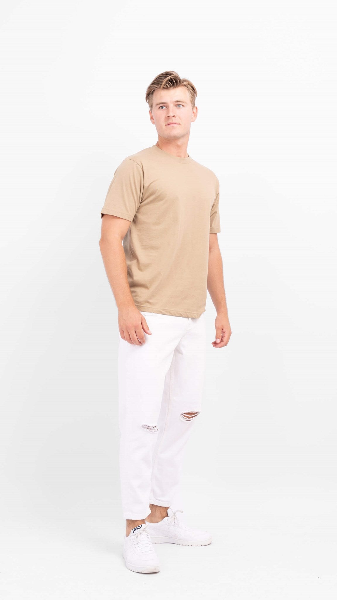 Avi Beam Crop Damage - White Denim - Only & Sons - White 3