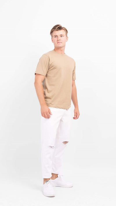 Avi Beam Crop Damage - White Denim - Only & Sons - White 3