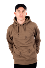 Load image into Gallery viewer, Ripped hoody - Army Green - TeeShoppen - Green 7
