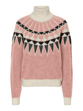 Load image into Gallery viewer, Celeste Fairisle Sweater - Misty Rose - Vero Moda - Pink 2
