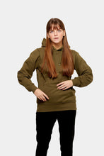 Afbeelding in Gallery-weergave laden, Boyfriend Hoodie - Olive - TeeShoppen - Green 3
