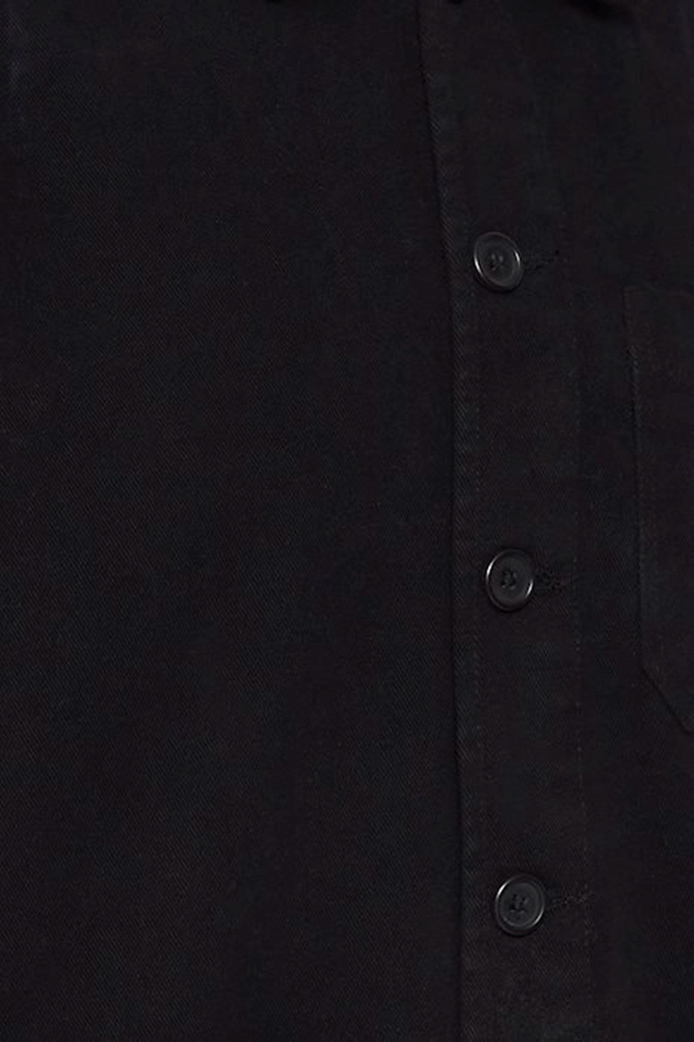 Wand Overshirt - True Black - Solid - Black 3