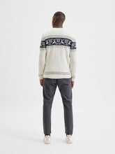 Afbeelding in Gallery-weergave laden, Deer Knit Crew Neck - Hvid - Selected Homme - White 4
