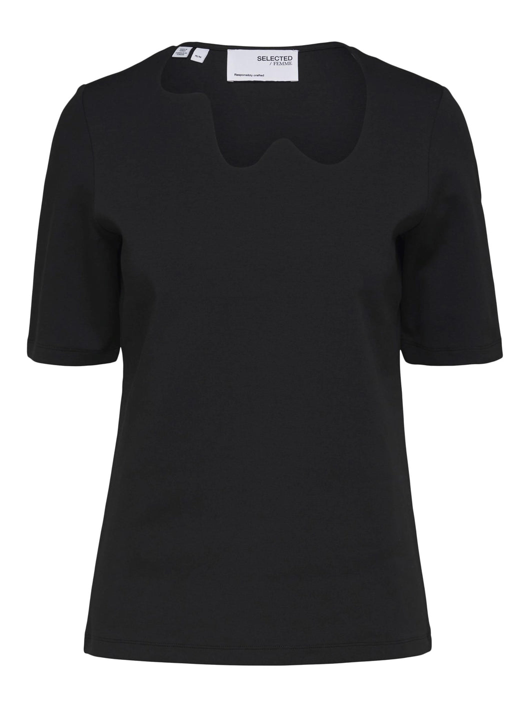 Emily 2/4 Blouse - Black - Selected Femme - Black