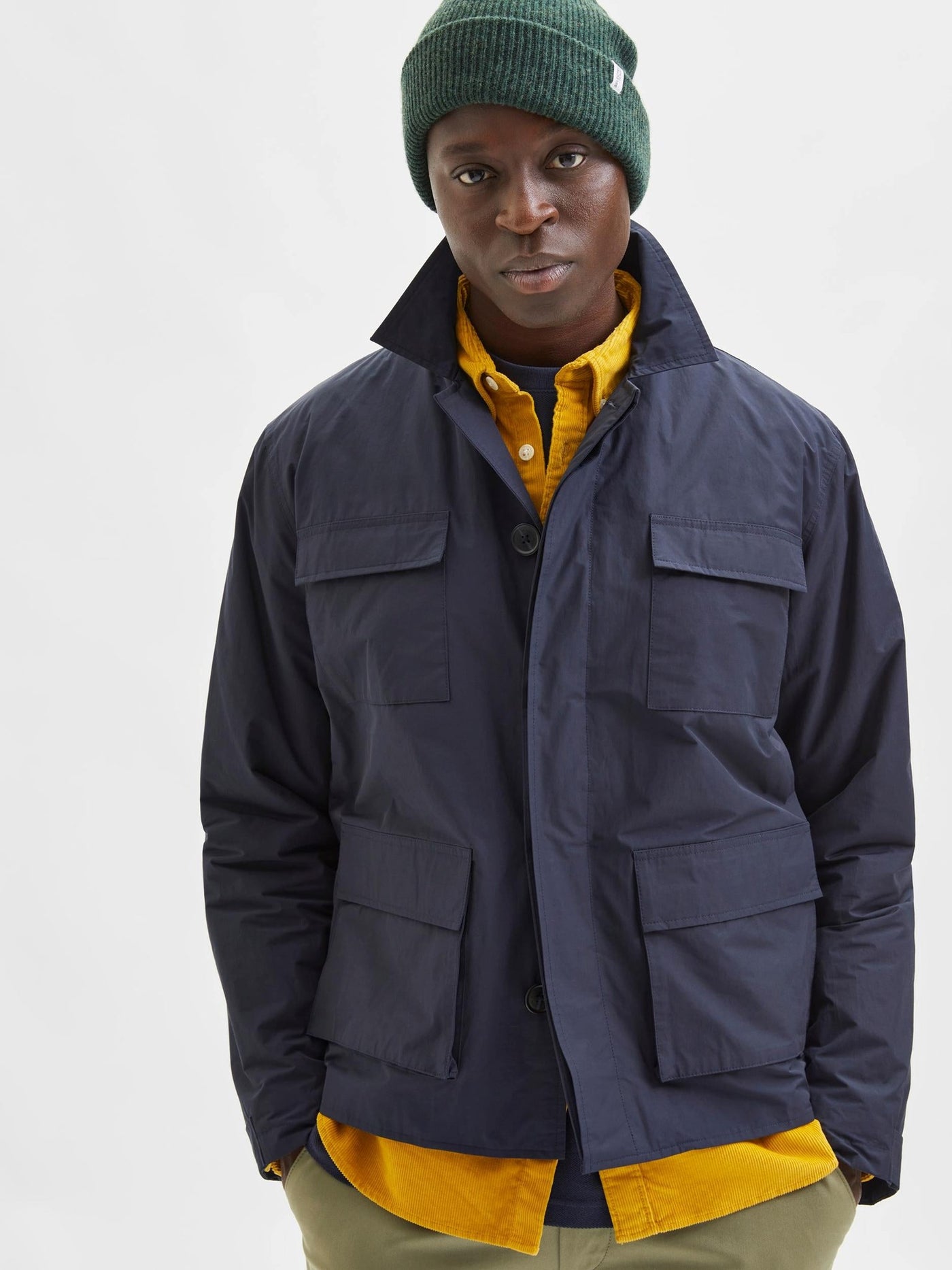 Regen Field Jacket - Sky Captain - Selected Homme - Blue 3