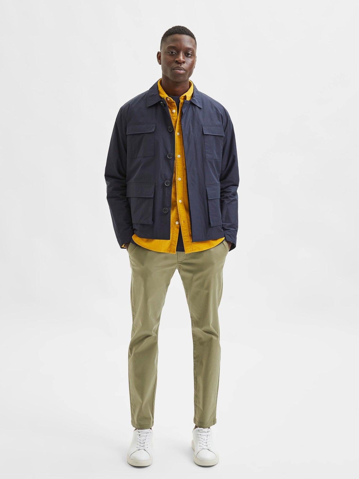 Regen Field Jacket - Sky Captain - Selected Homme - Blue 4