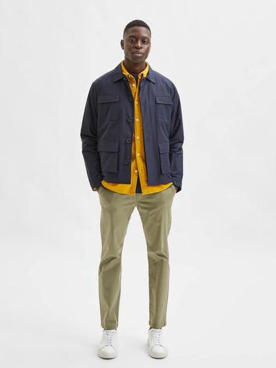 Regen Field Jacket - Sky Captain - Selected Homme - Blue 4