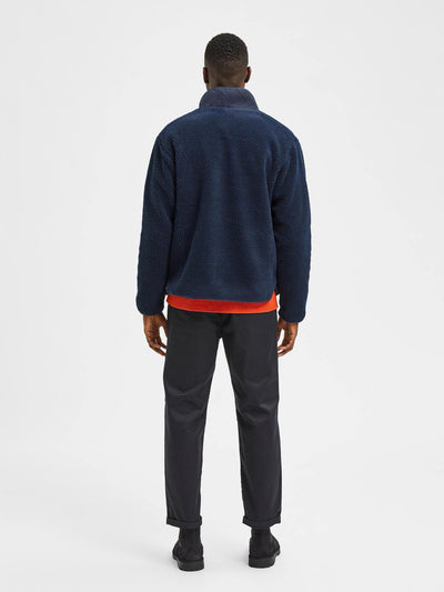 Sterling Fleece Jacket - Sky Captain - Selected Homme - Blue 4