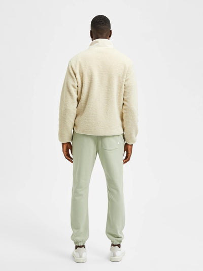 Sterling Fleece Jacket - Oatmeal - Selected Homme - White 4