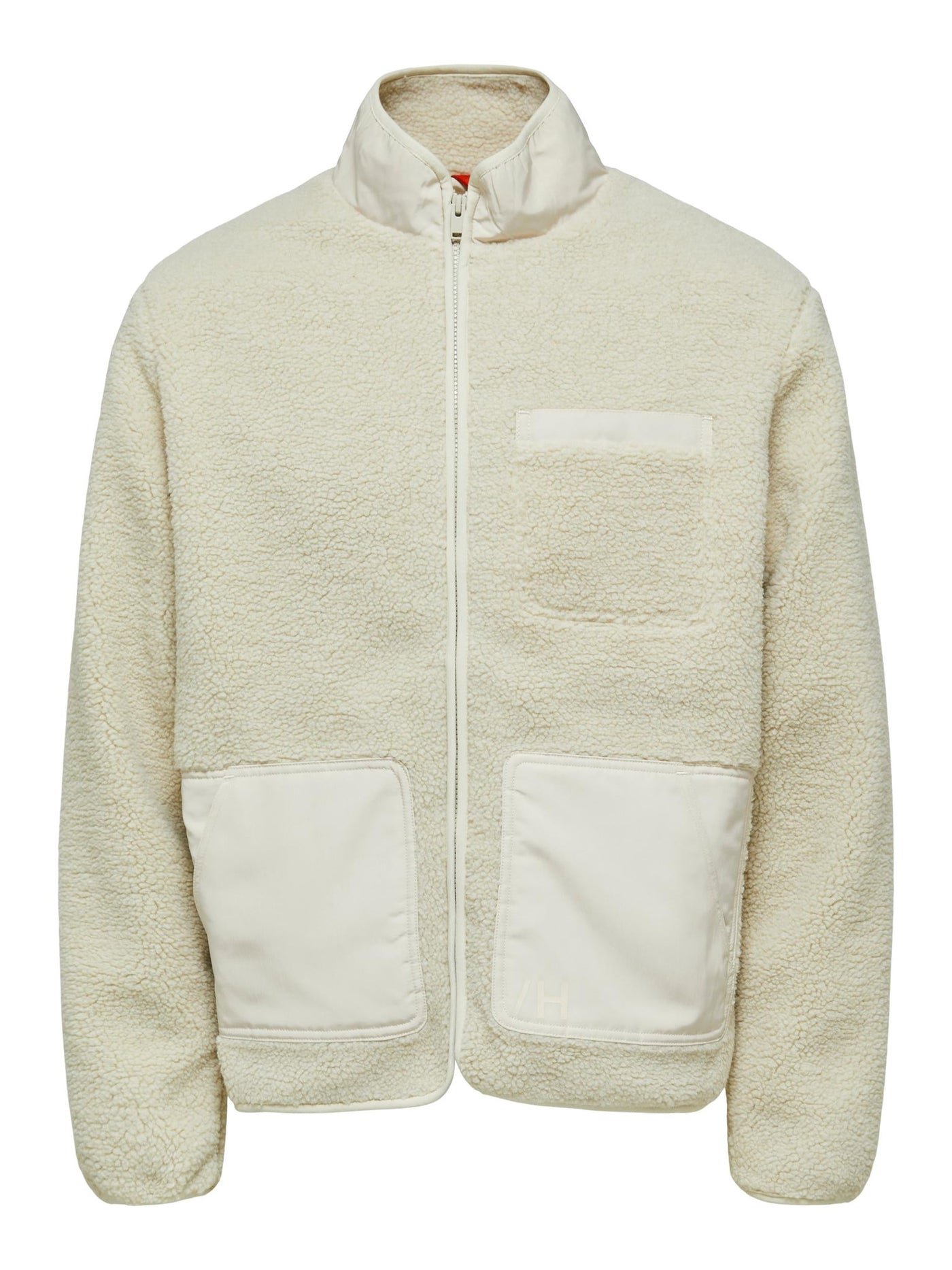 Sterling Fleece Jacket - Oatmeal - Selected Homme - White 2