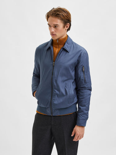 Royce Short Jacket - Blue Nights - Selected Homme - Blue