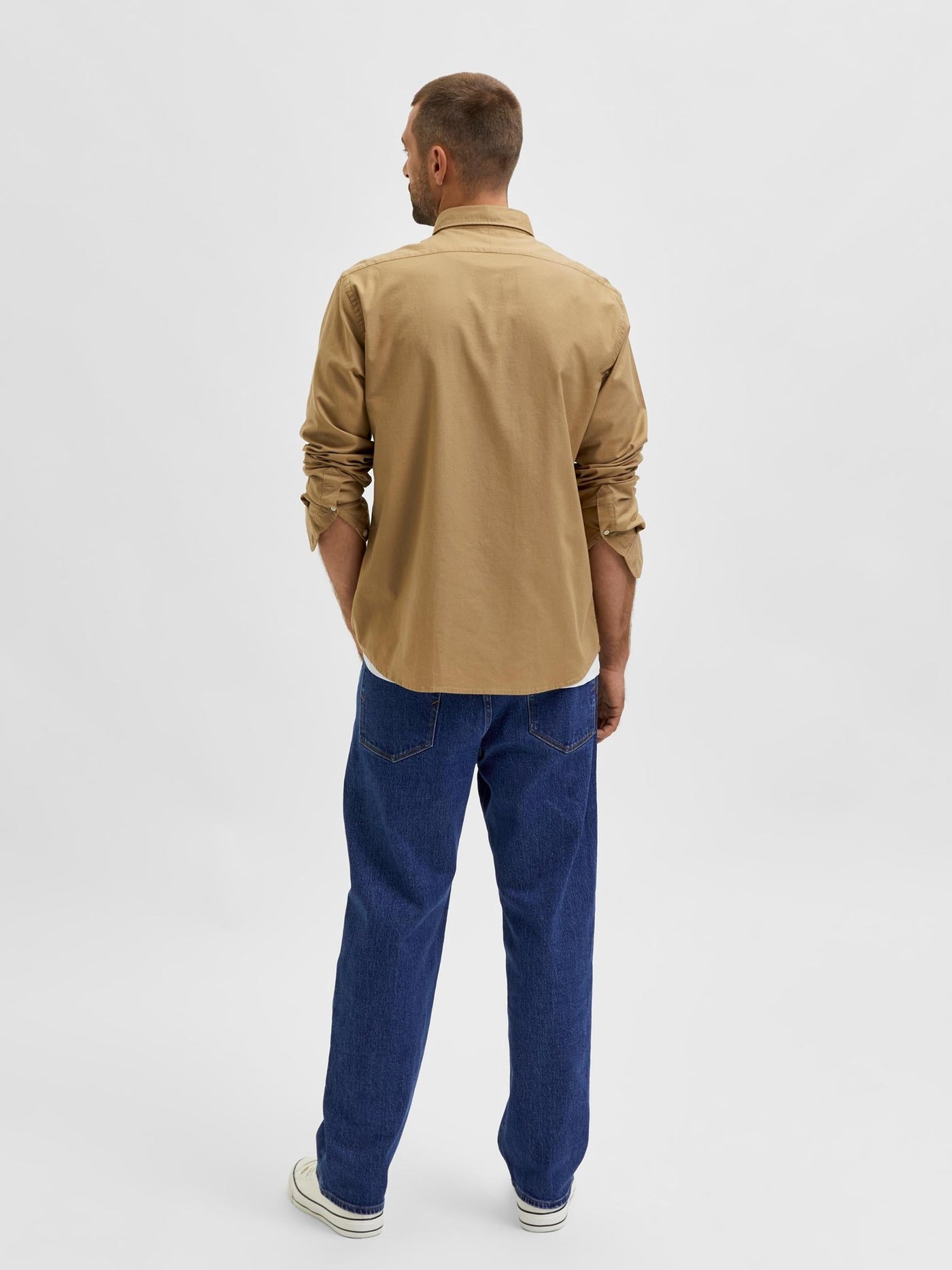 Rick Flex Shirt - Ermine - Selected Homme - Khaki 4