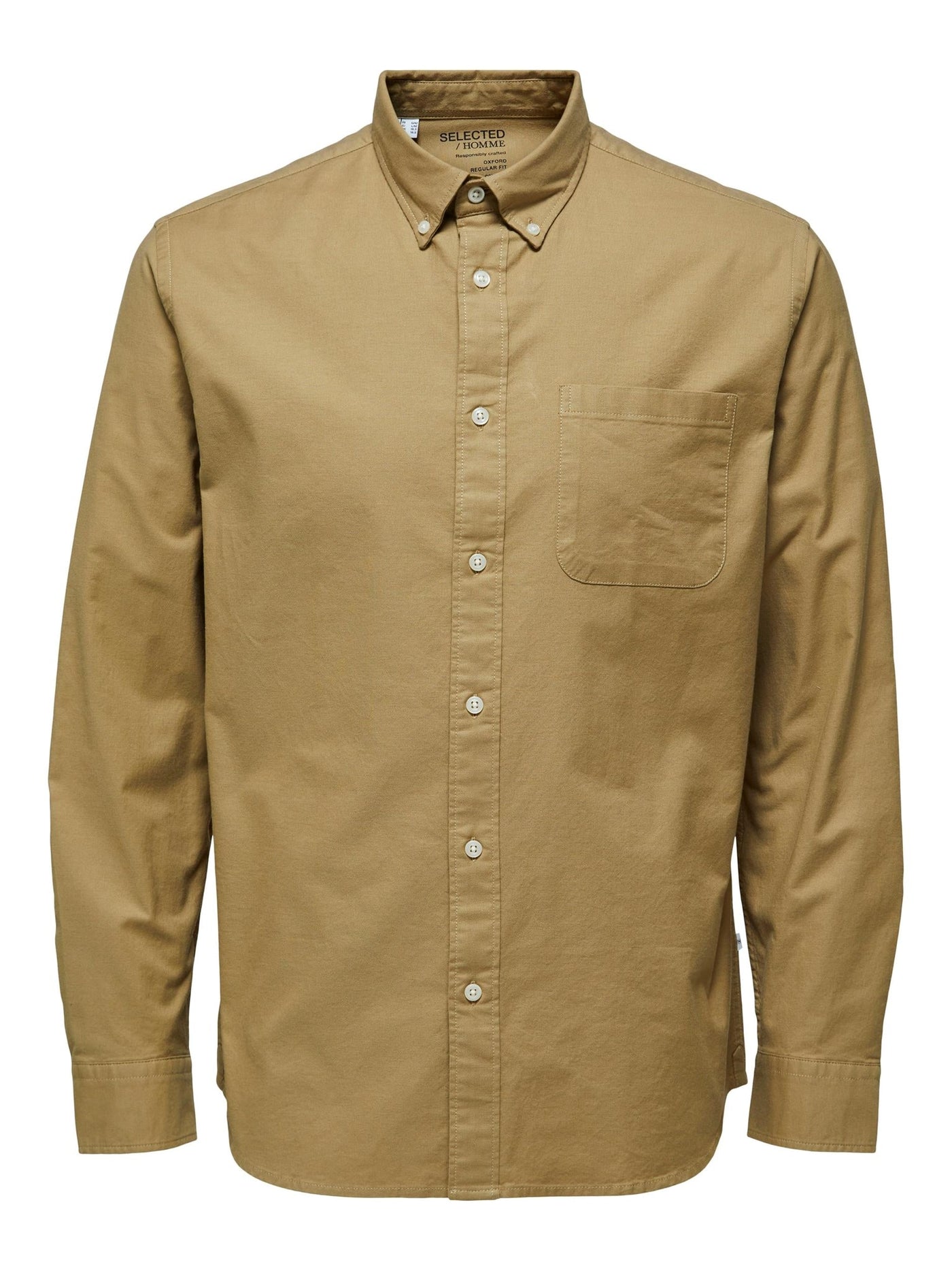 Rick Flex Shirt - Ermine - Selected Homme - Khaki 2