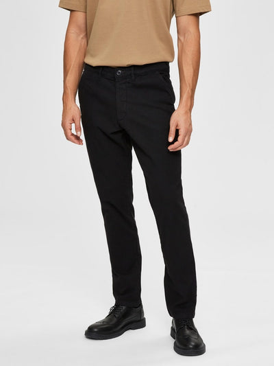 Miles Flex Structure - Anthracite (slim) - Selected Homme - Black