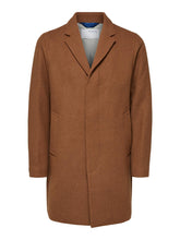 Load image into Gallery viewer, Hagen Wool Coat - Camel - Selected Homme - Brown 4
