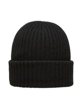 Carregar imagem no visualizador da galeria, Merino Wool Beane - Black - Selected Homme - Black 2
