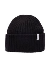 Carregar imagem no visualizador da galeria, Merino Wool Beane - Black - Selected Homme - Black 3
