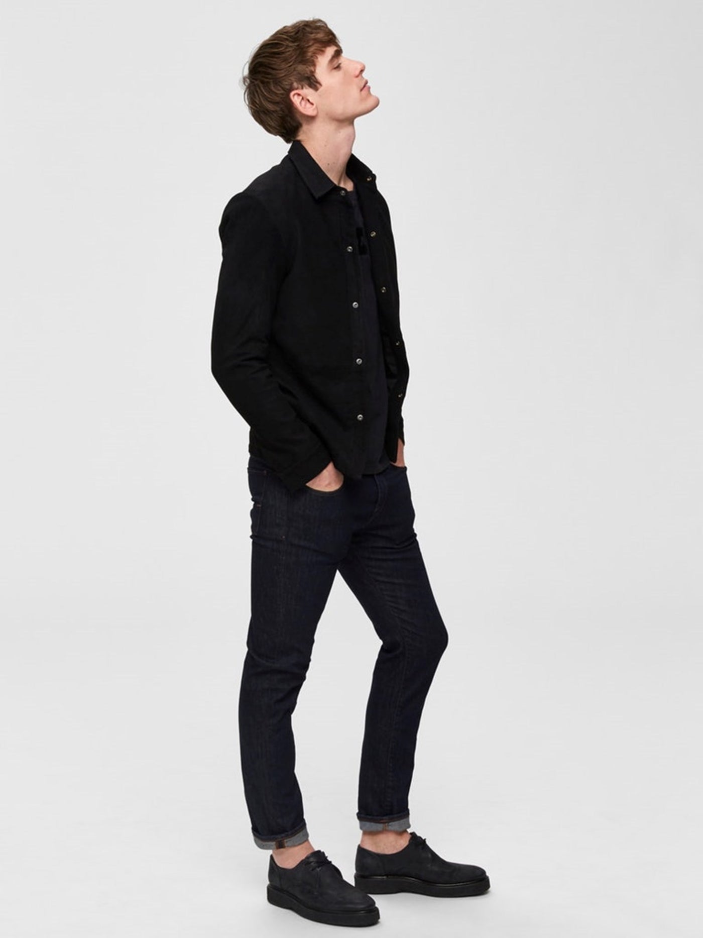 Leon Jeans ST1002 - Dark Blue Denim - Selected Homme - Blue 5