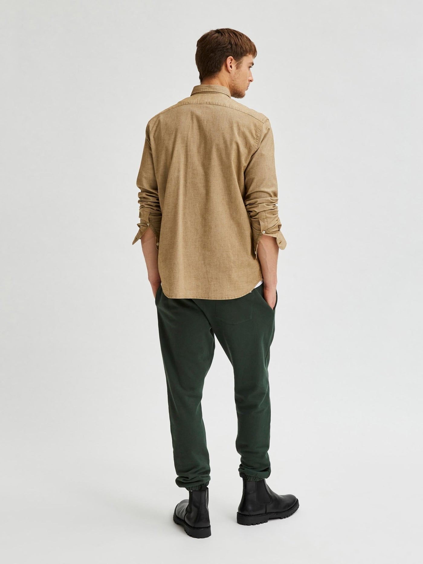 Rick Flex Shirt - Teak - Selected Homme - Khaki 3