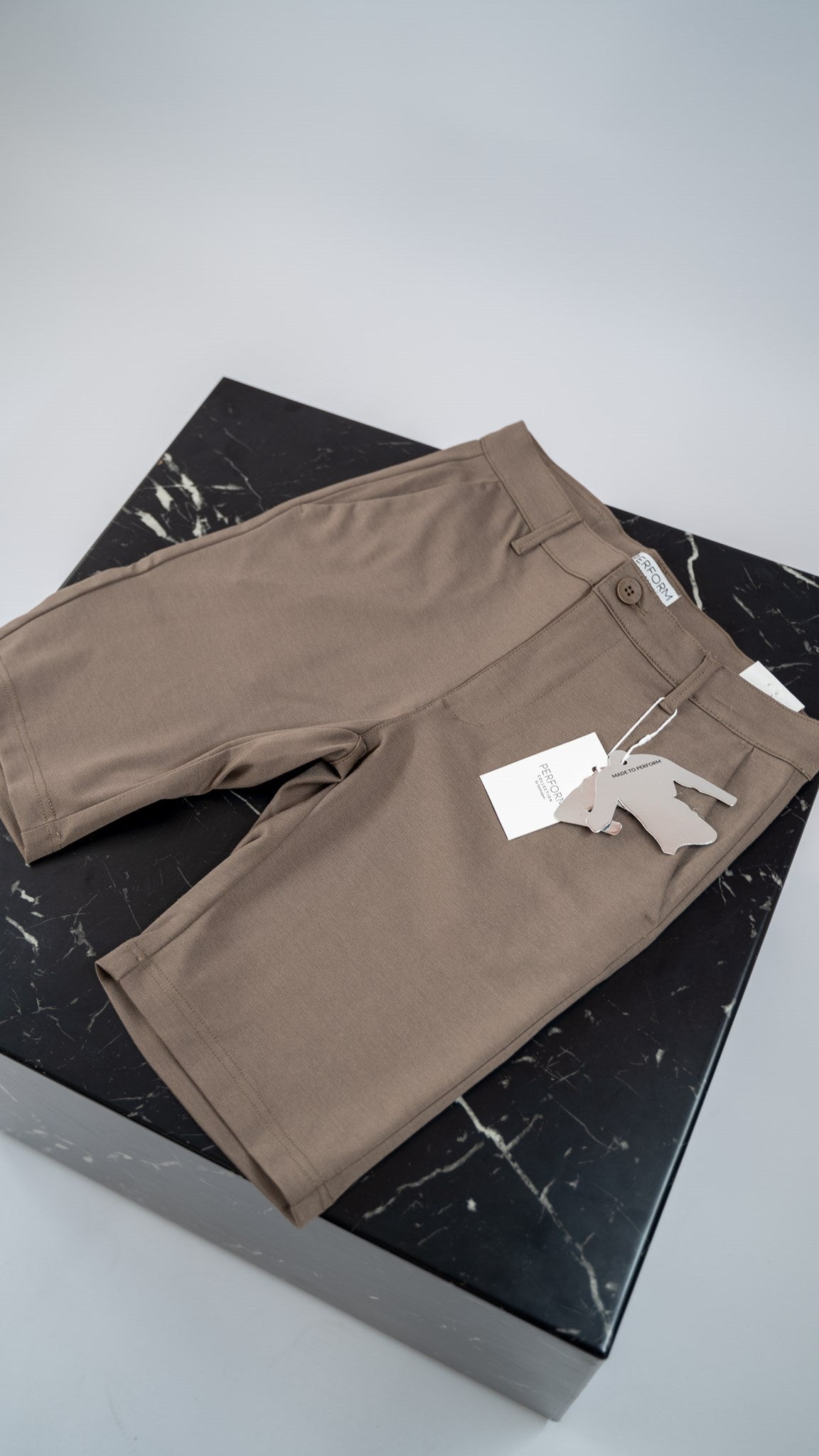 Performance Shorts - Walnut - TeeShoppen - Brown 2