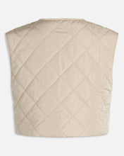 Carregar imagem no visualizador da galeria, Daisy Short Quilt Vest - Beige - Sisters Point - Khaki 3
